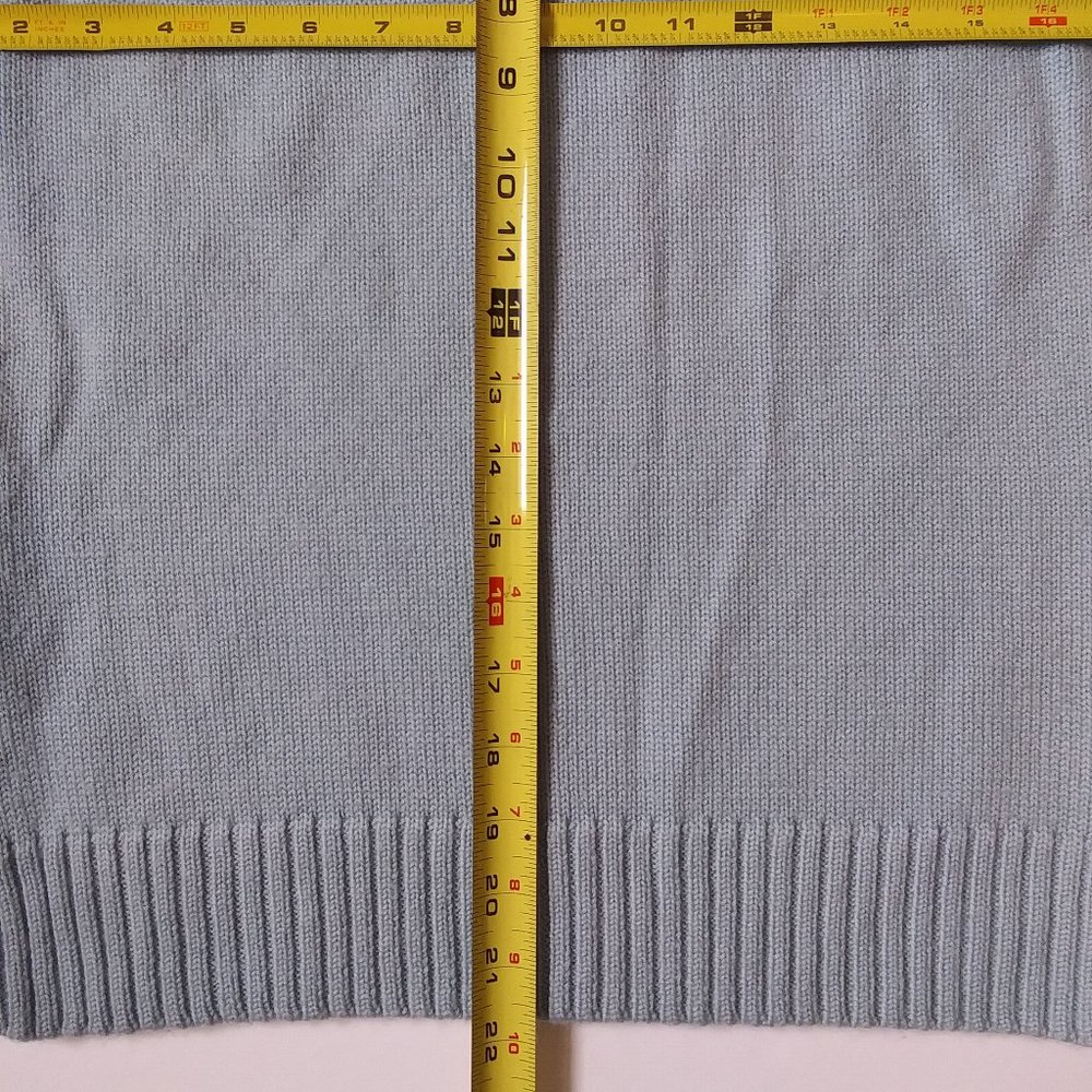 Willi Smith XL Light Blue Merino Wool Sweater - Picture 13 of 13
